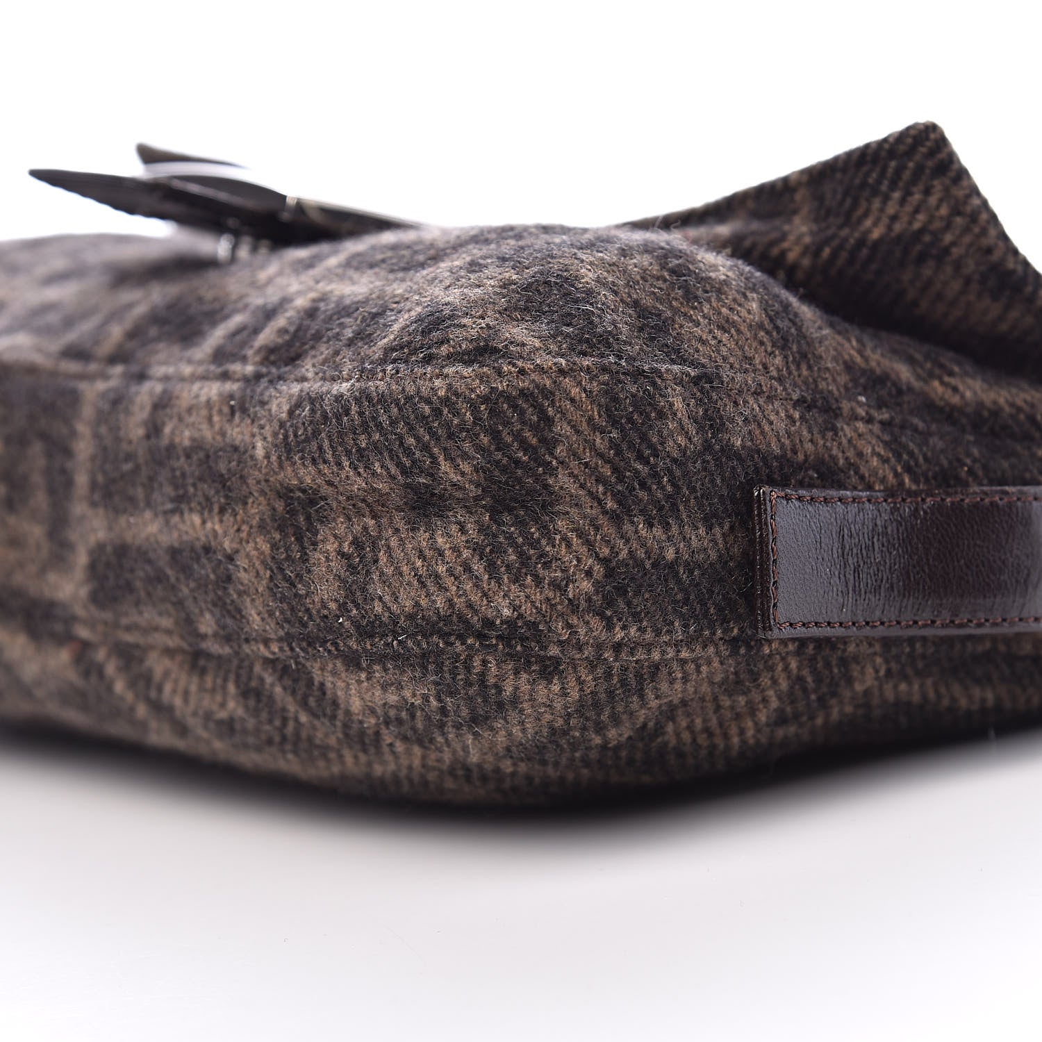 Fendi Wool Baguette Tobacco 9 of 10