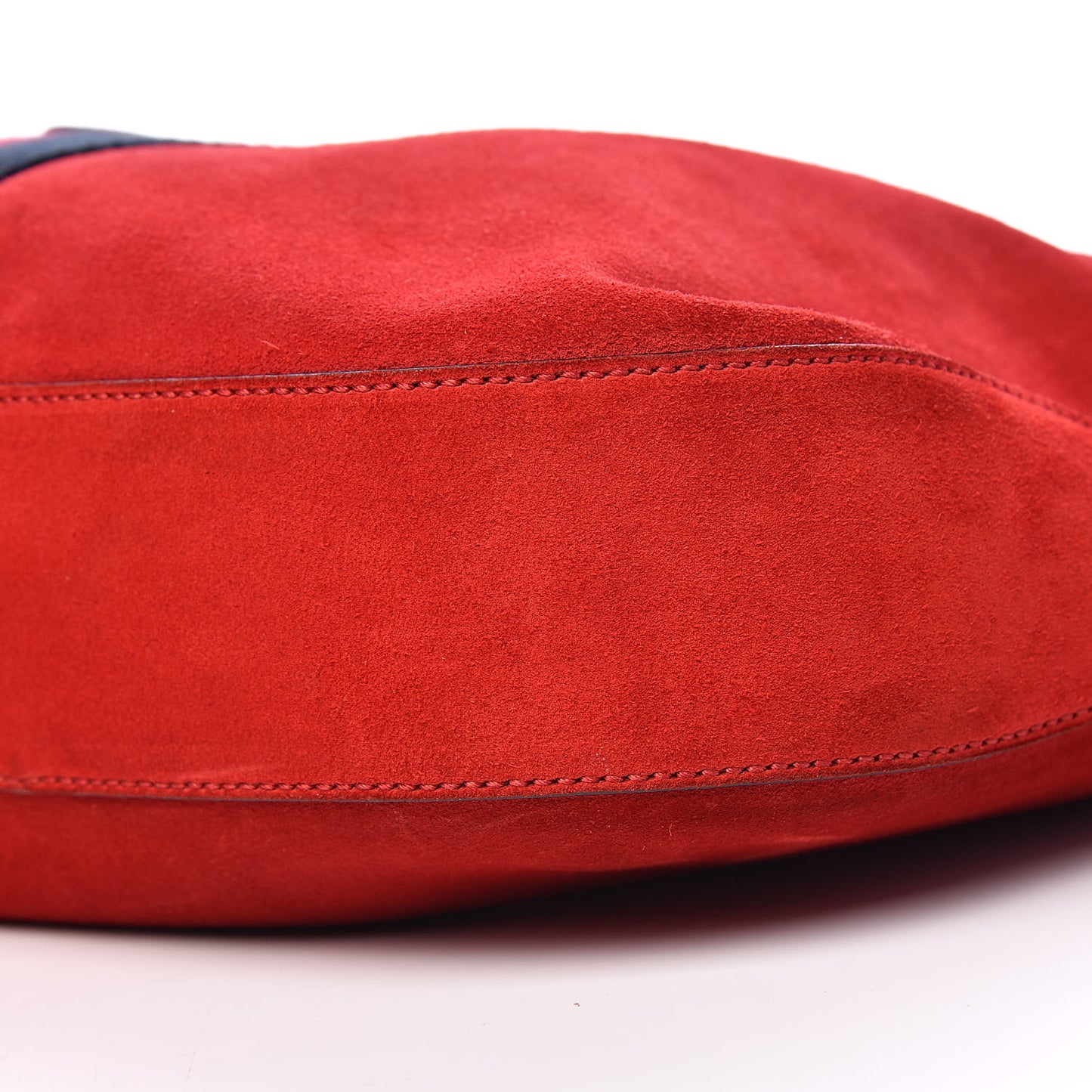Soft Suede Web Large Jackie Hobo Red