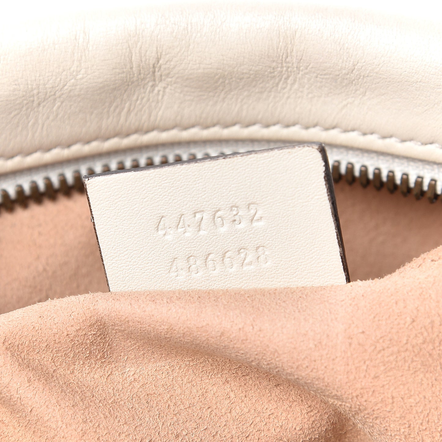 Calfskin Matelasse Small GG Marmont Chain Shoulder Bag White