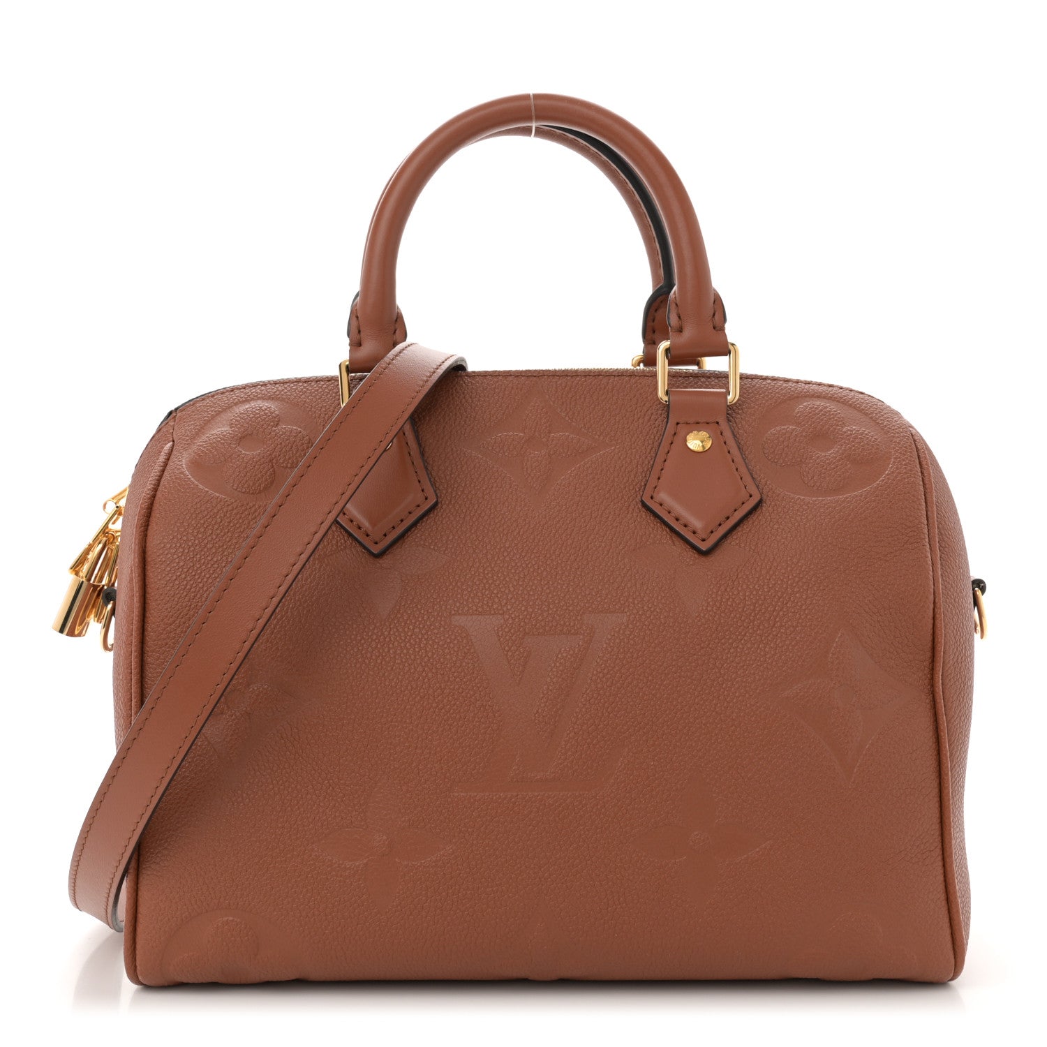 Louis Vuitton Empreinte Monogram Giant Speedy Bandouliere 25 Cognac 1 of 10