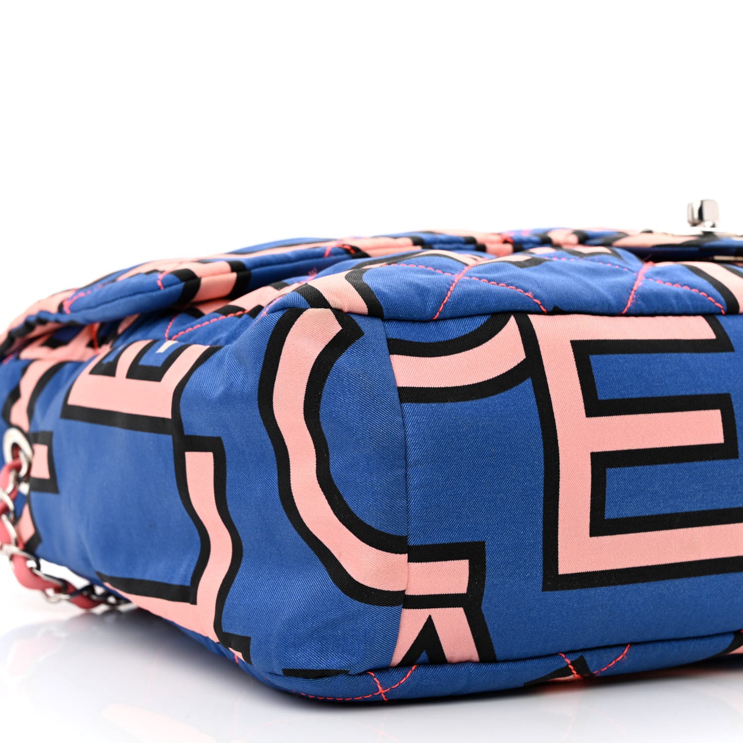 Nylon Printed Maxi Flap Multicolor