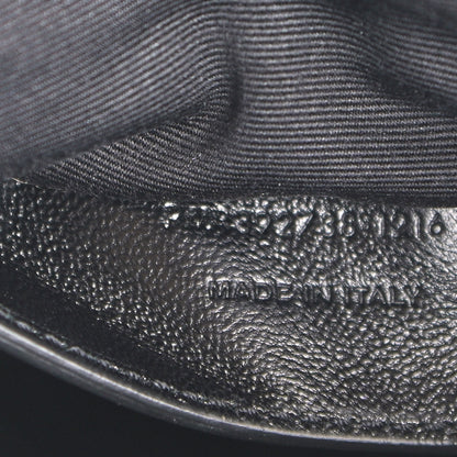 Saint Laurent Sheepskin Matelasse Chevron Monogram Large College Satchel Black 8 of 14
