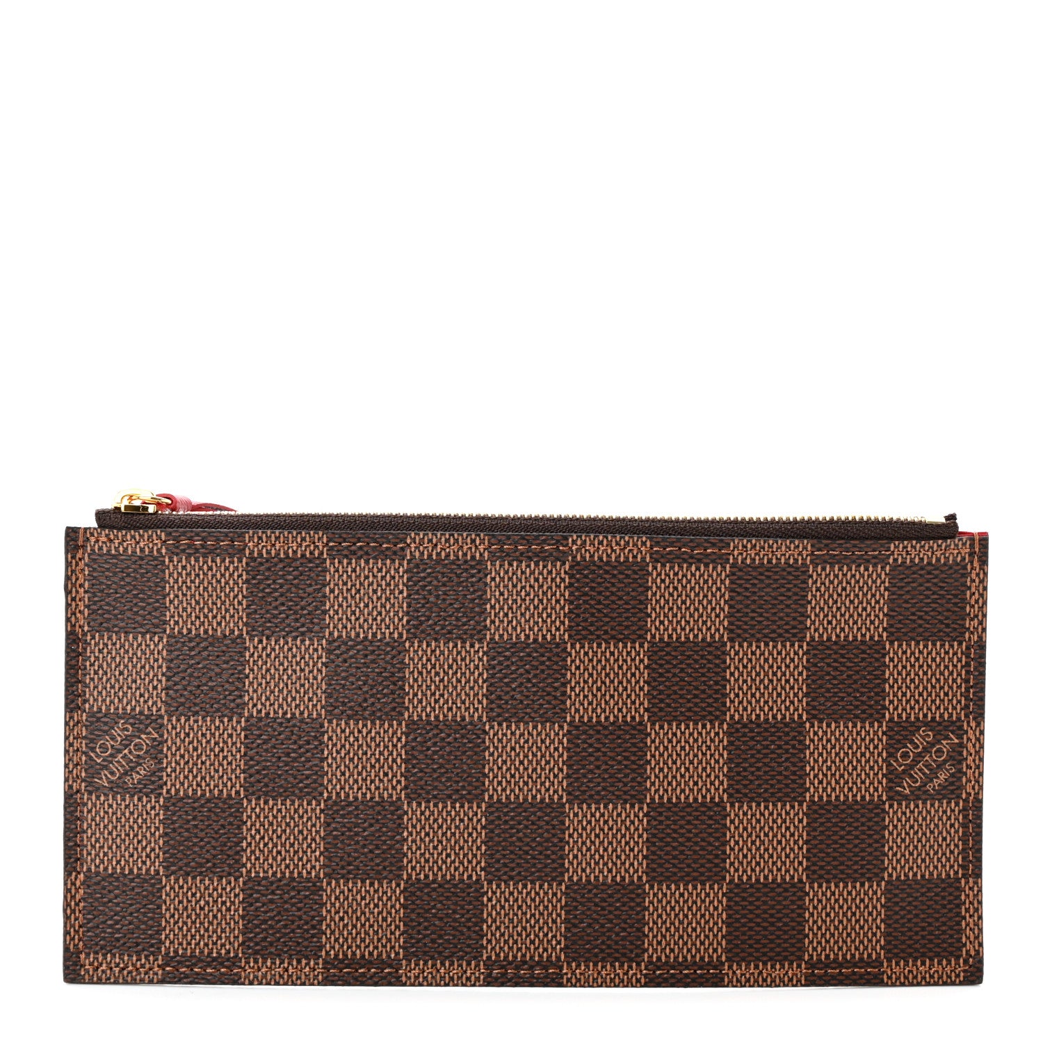 Louis Vuitton Damier Ebene Felicie Chain Wallet Zippered Insert 1 of 6