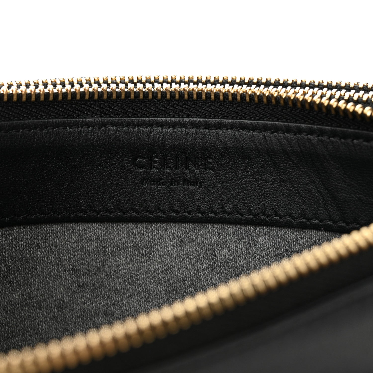 Celine Lambskin Small Trio Crossbody Bag Black 8 of 14