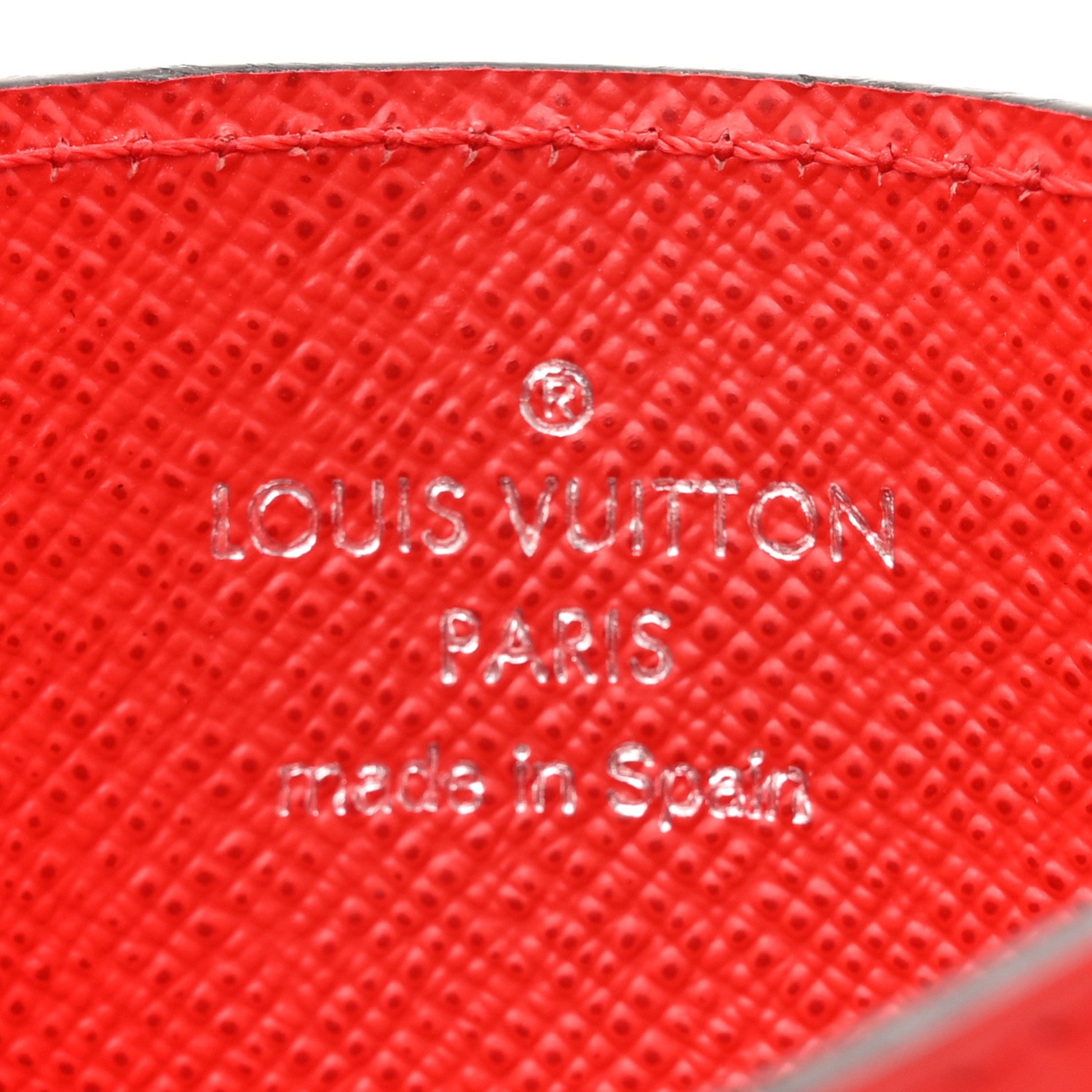 Louis Vuitton X SUPREME Epi Card Holder Red 6 of 10