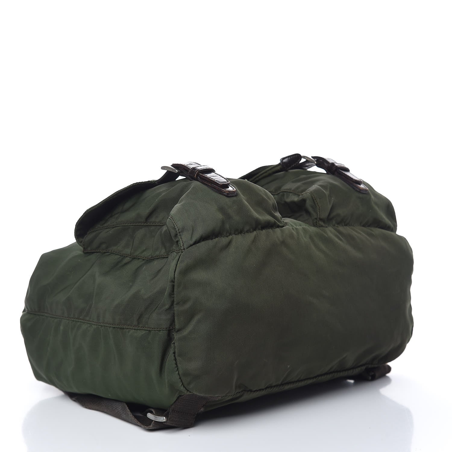 Prada Nylon Vela Medium Backpack Green 5 of 18