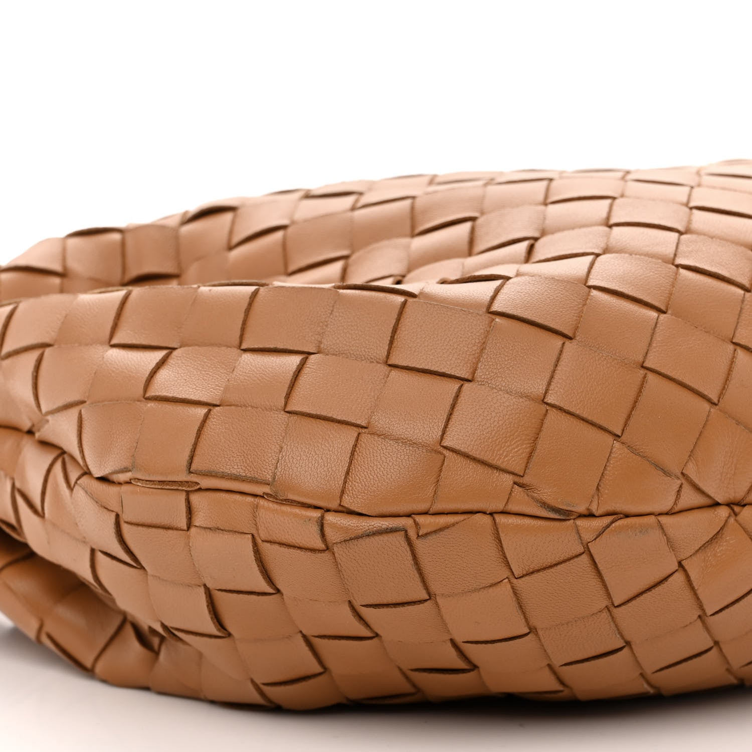 Bottega Veneta Nappa Intrecciato Teen Jodie Hobo Caramel 9 of 10