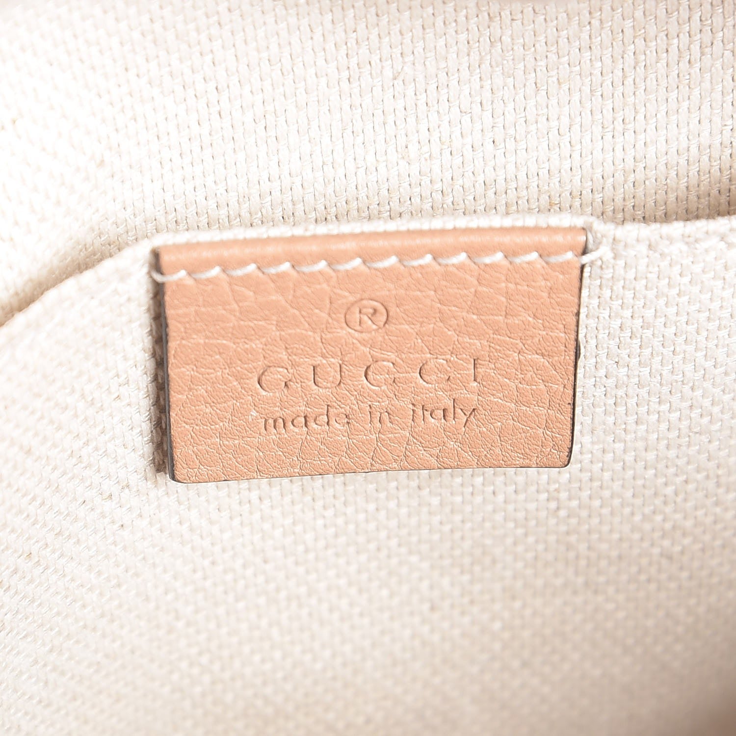 Gucci Pebbled Calfskin Small Soho Disco Bag Rose Beige 6 of 8