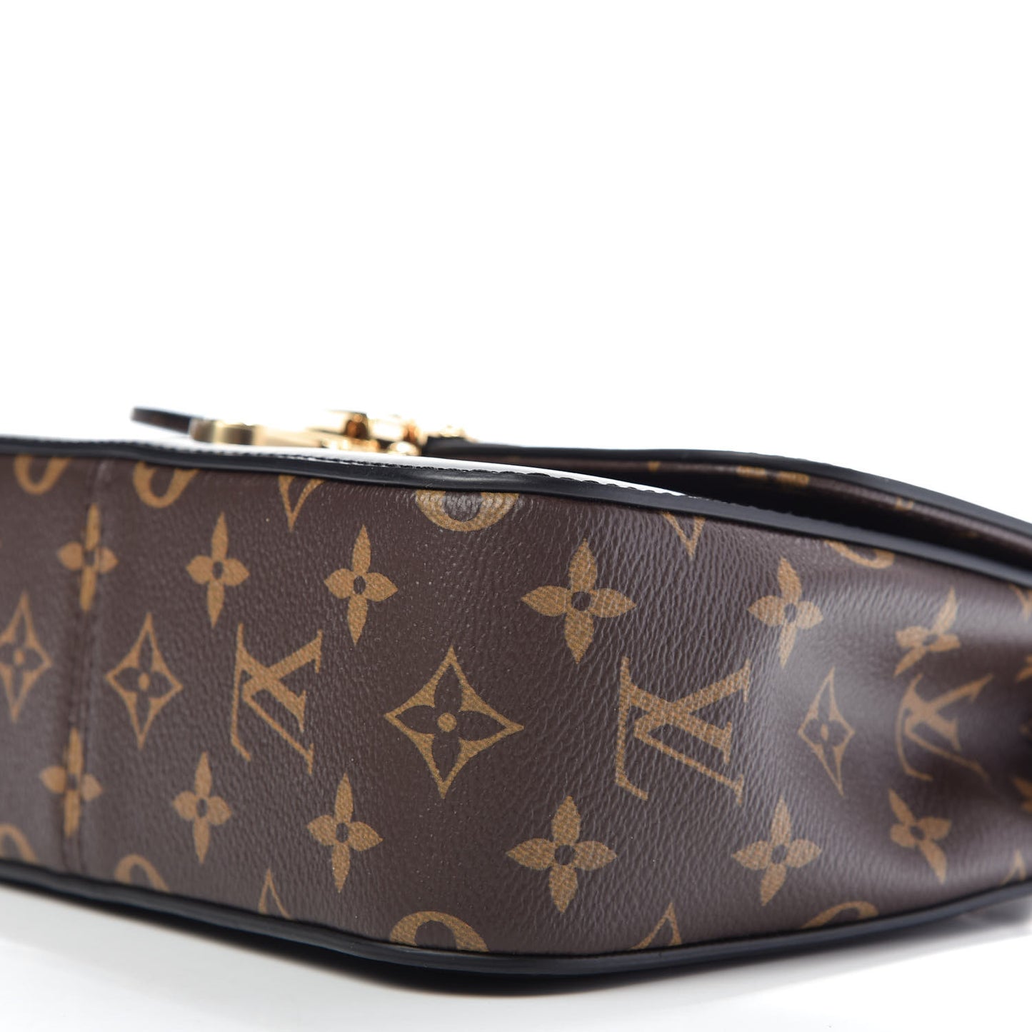 Patent Calfskin Monogram Cherrywood BB Black
