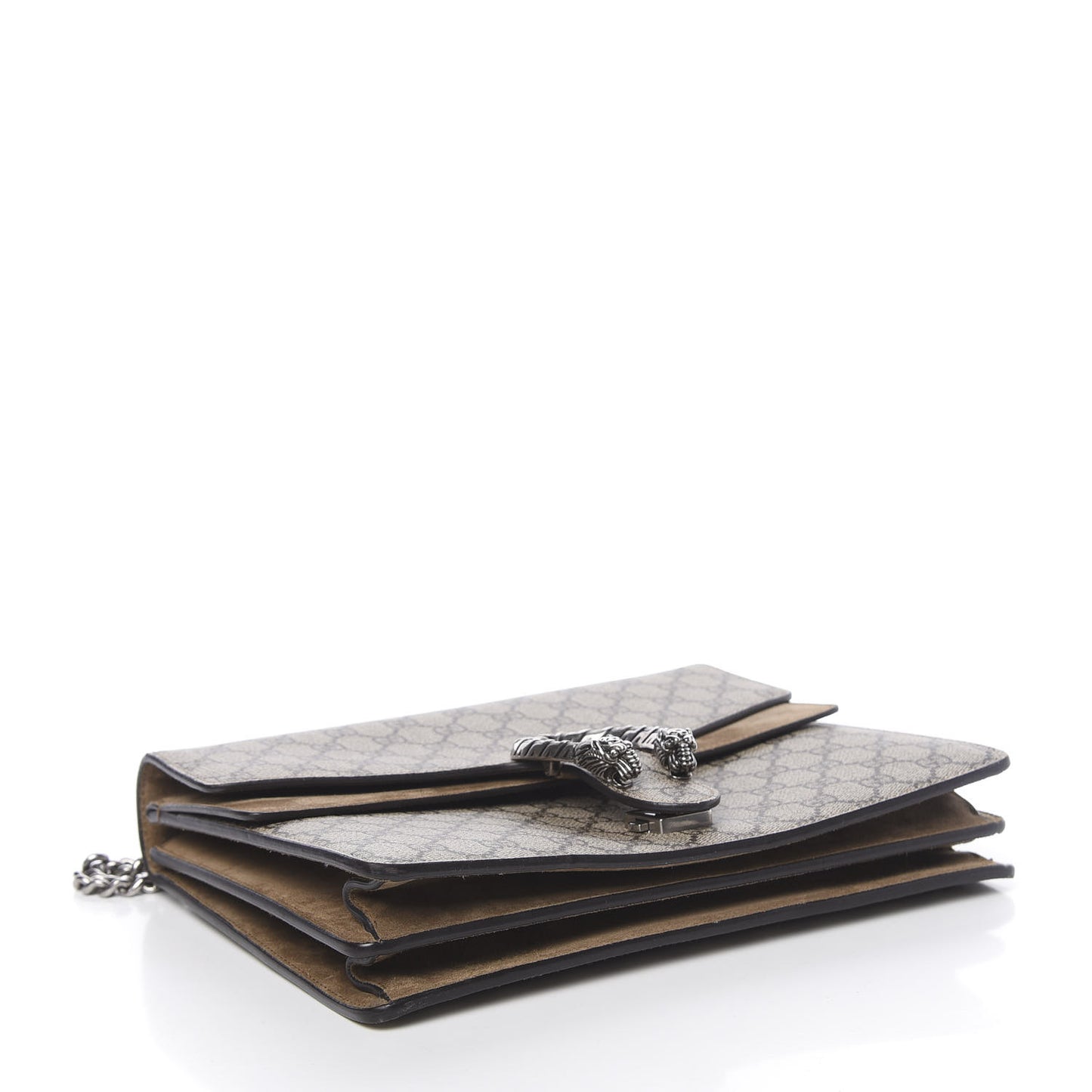 GG Supreme Monogram Medium Dionysus Shoulder Bag Taupe