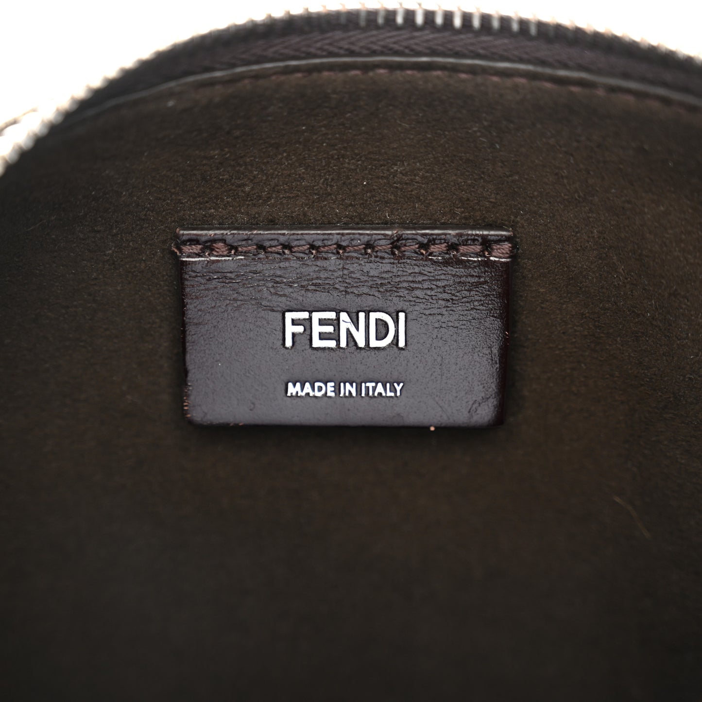 Fabric Jacquard FF Melon Bag Tobacco Black