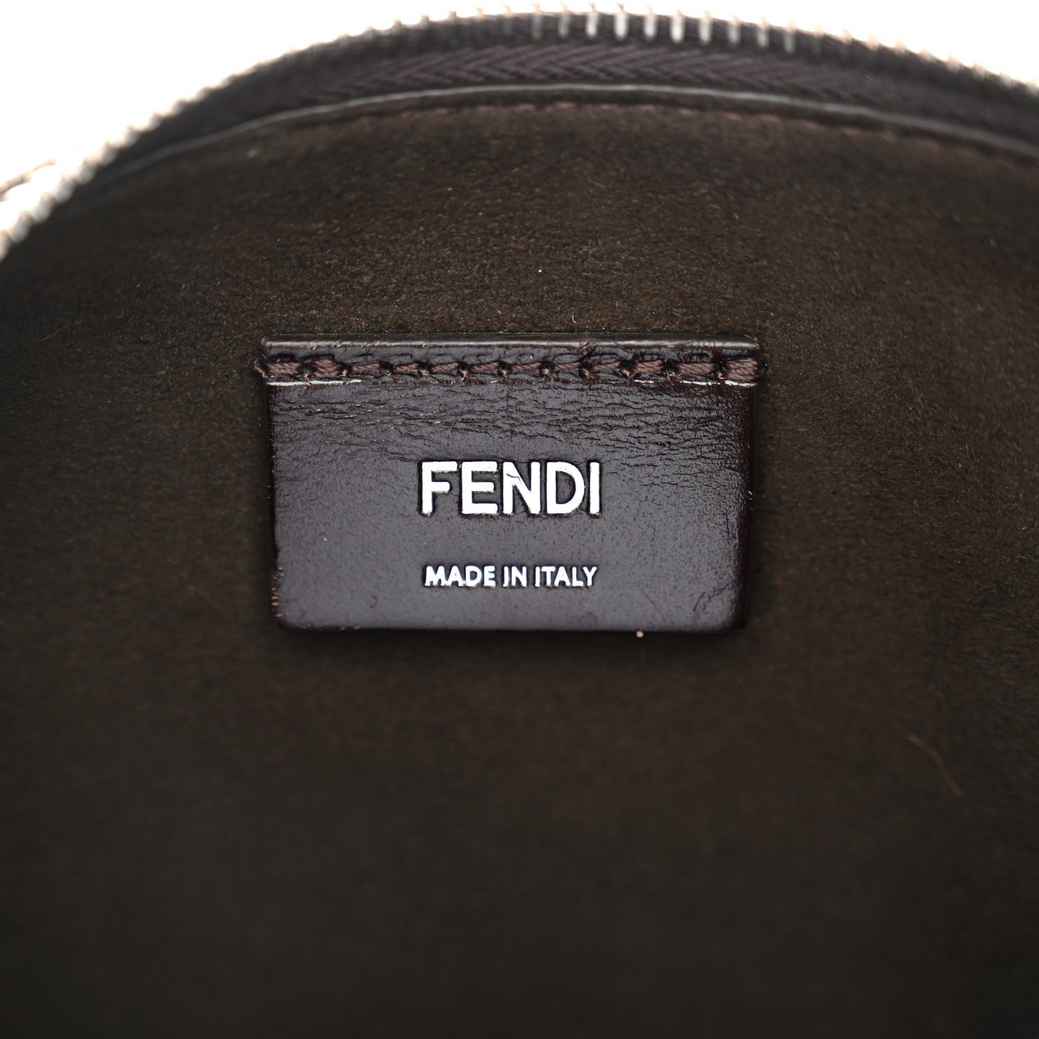Fendi Fabric Jacquard FF Melon Bag Tobacco Black 6 of 10