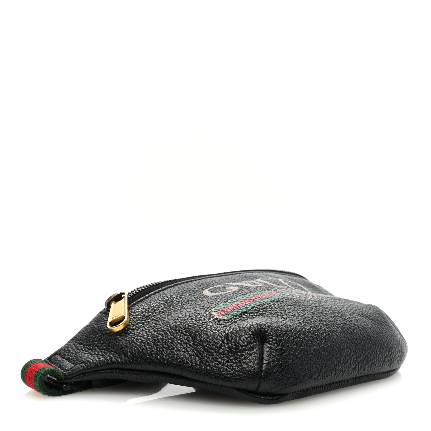 Gucci Grained Calfskin Small Logo Belt Bag Black 4 of 8