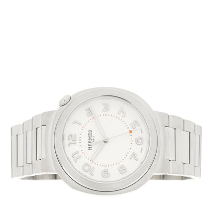 Hermes Stainless Steel 36mm Cut Automatic Watch 2 of 5