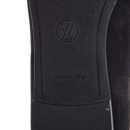 Louis Vuitton Suede Monogram Uniformes Ballet Flats 36 Black 6 of 8