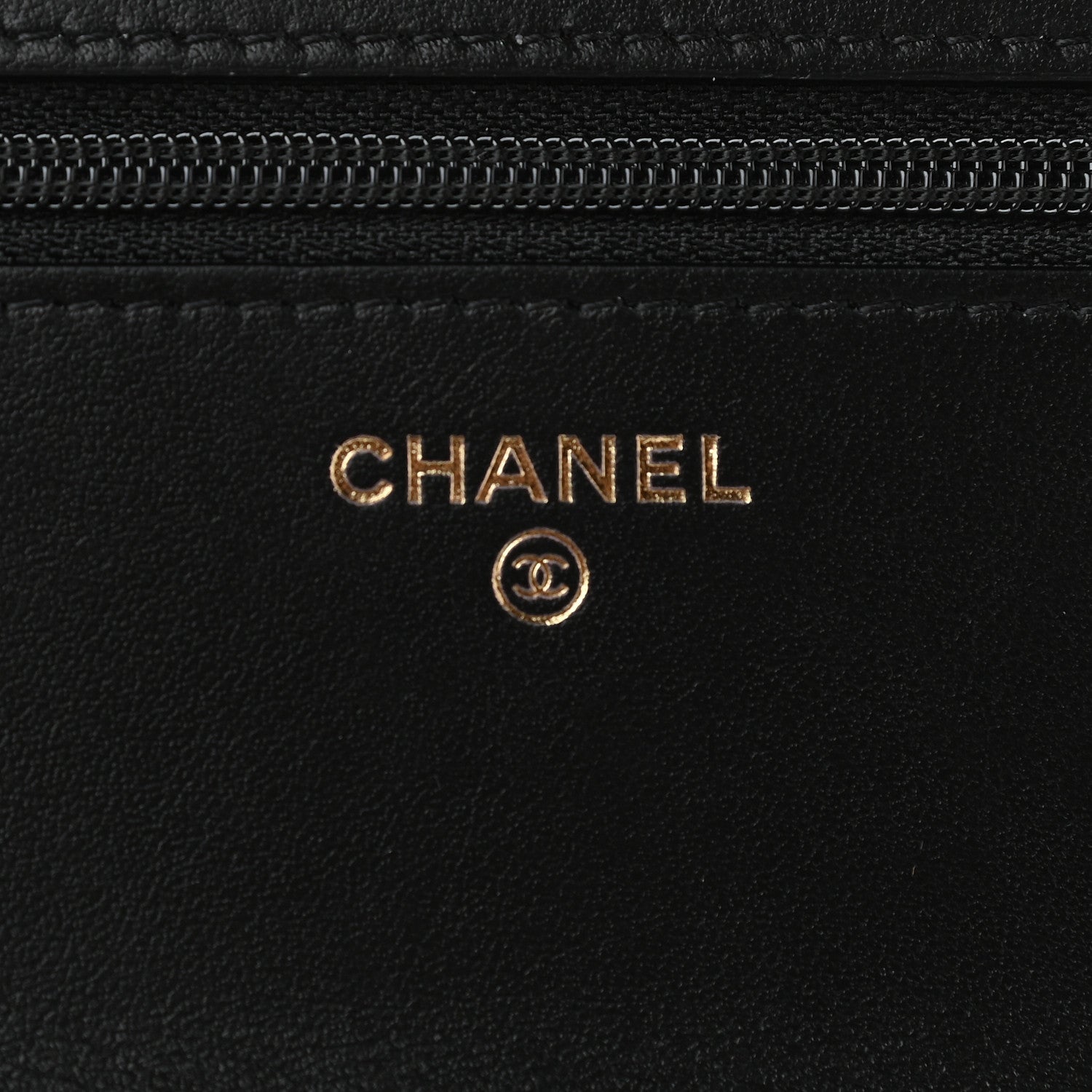 Chanel Calfskin Quilted Perfect Fit Wallet On Chain WOC Black 6 of 10