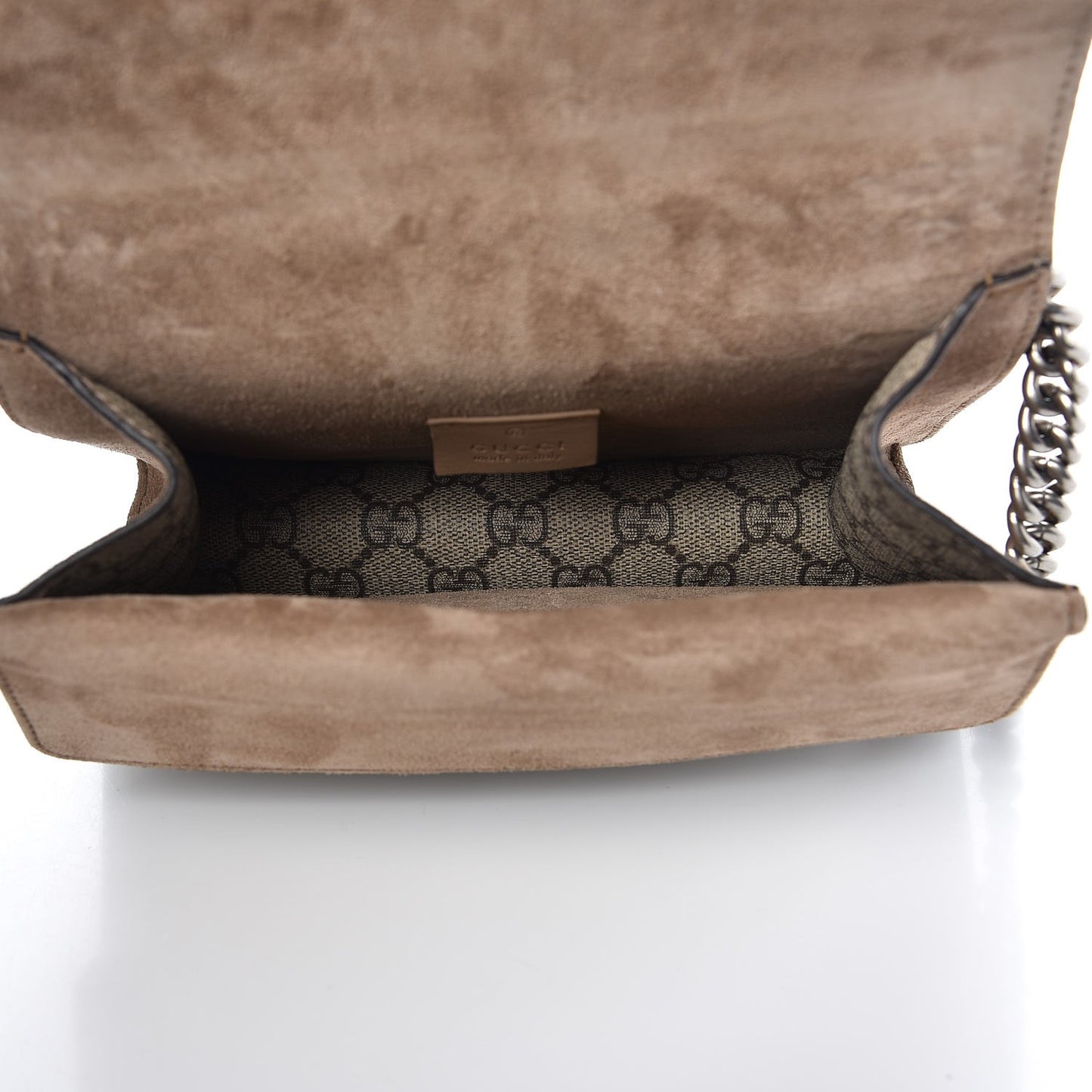 GG Supreme Monogram Mini Dionysus Shoulder Bag Taupe