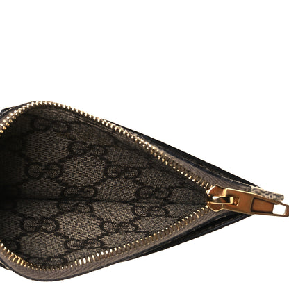 Gucci X BALENCIAGA GG Supreme Monogram Zip Card Case Beige Ebony 4 of 8