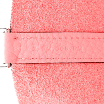 Hermes Taurillon Clemence Picotin Lock 18 PM Rose Sakura 7 of 10
