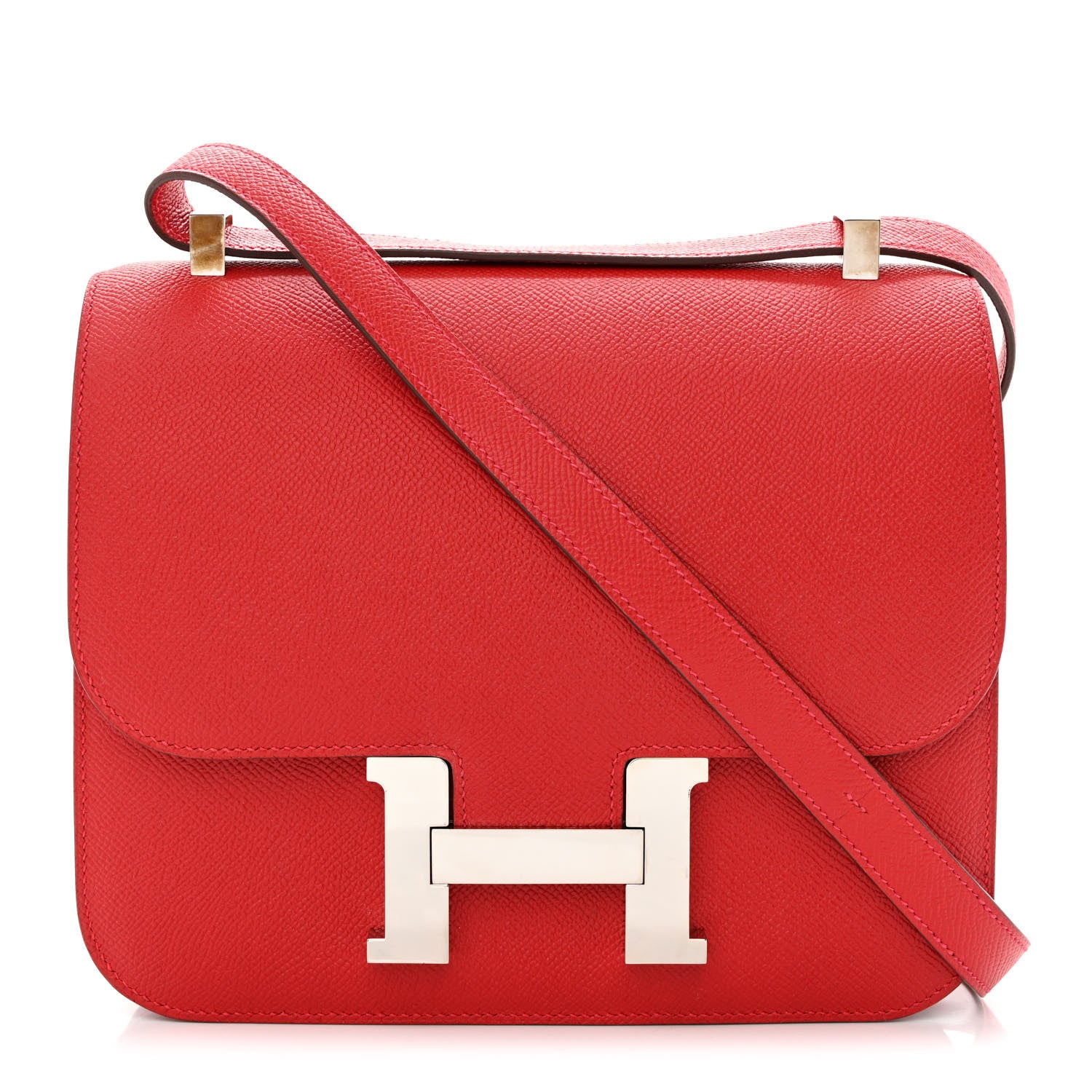 Hermes Epsom Constance 24 Rouge Casaque 1 of 11