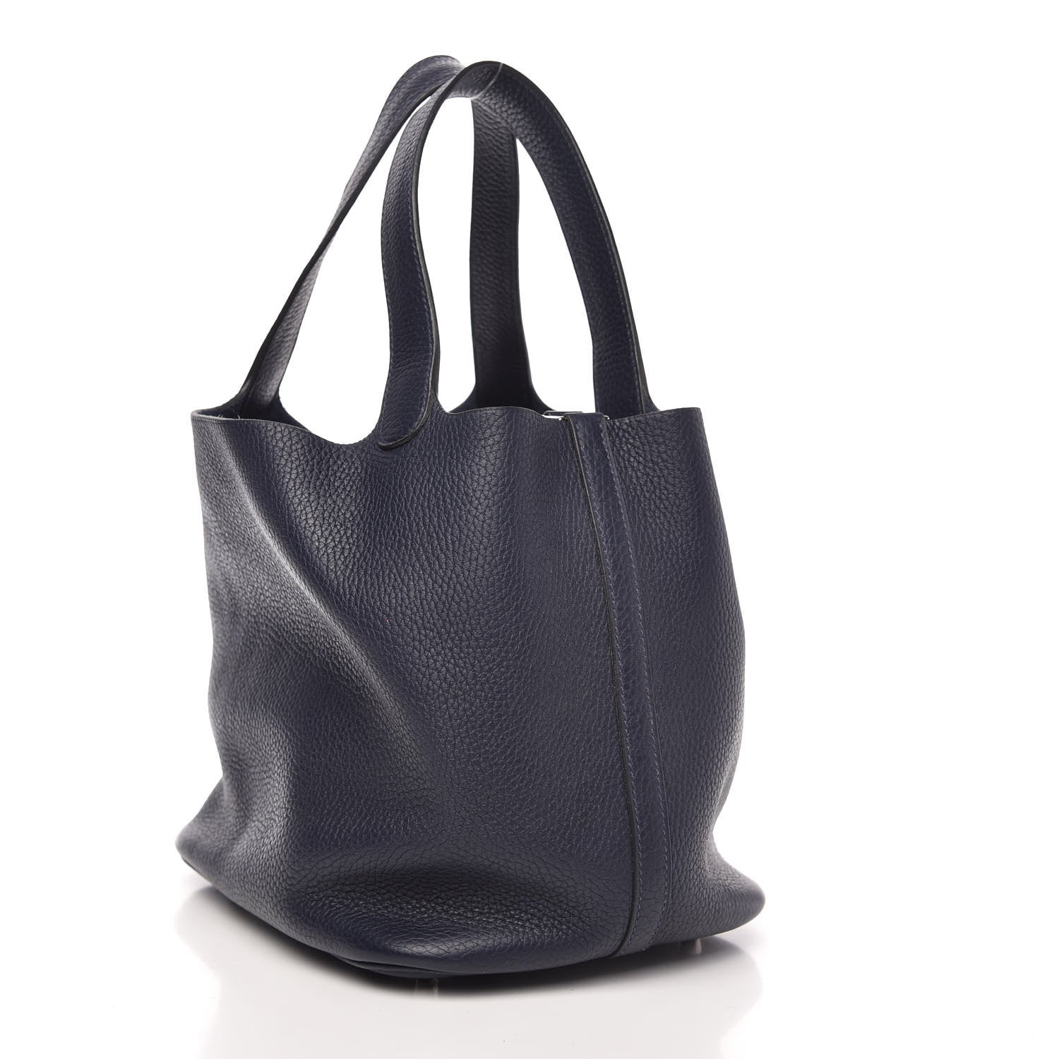 Hermes Taurillon Clemence Picotin Lock 22 MM Bleu Nuit 3 of 9