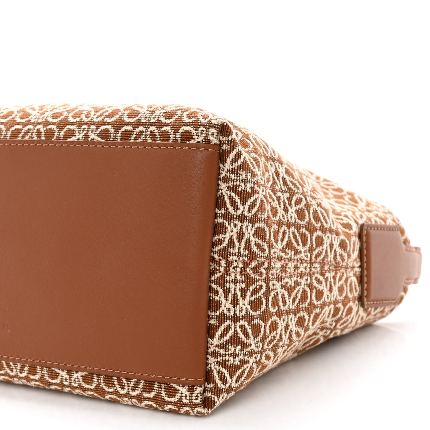 Jacquard Anagram Calfskin Small Cubi Bag Tan Pecan