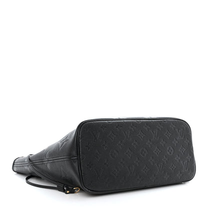 Louis Vuitton Empreinte Monogram Giant Neverfull MM Black 4 of 12