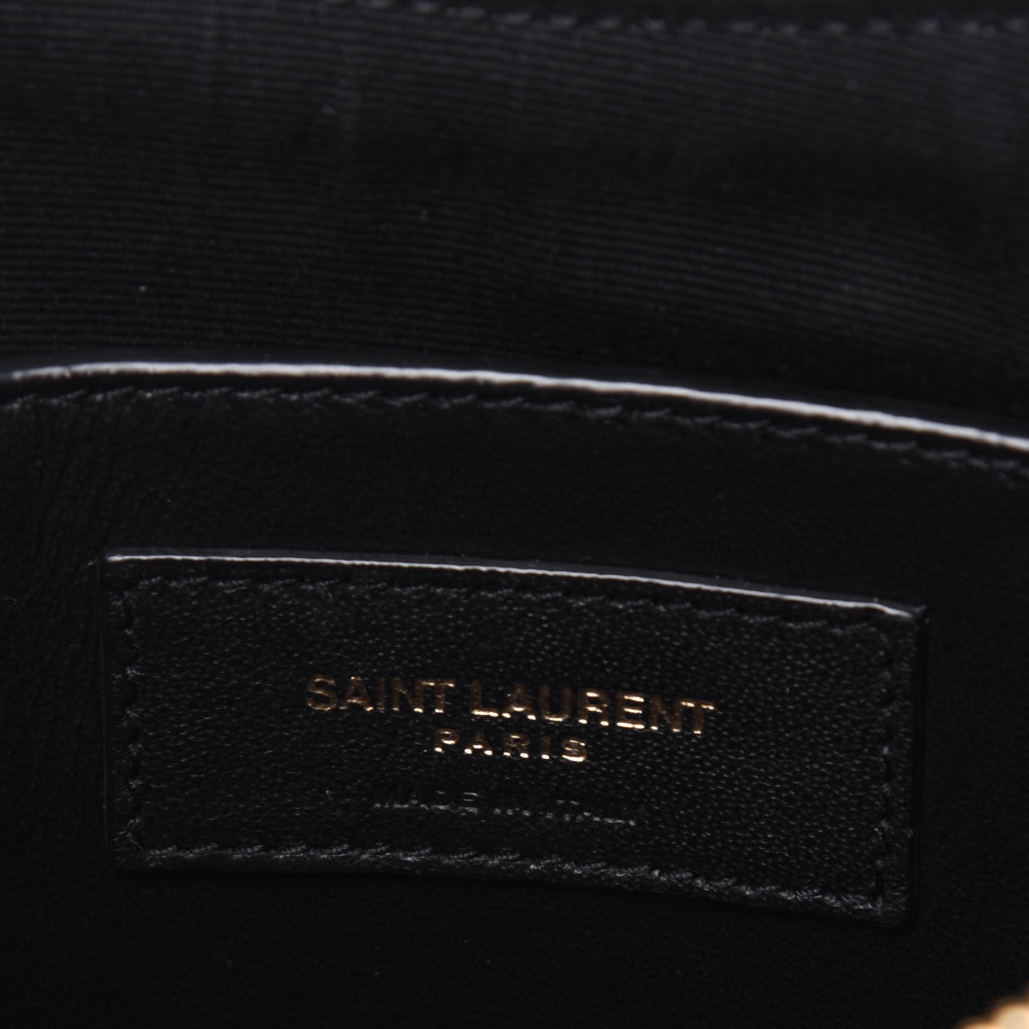 Saint Laurent Metallic Calfskin Heart Monogram Crossbody Pale Gold 6 of 15