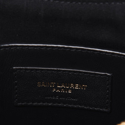 Saint Laurent Metallic Calfskin Heart Monogram Crossbody Pale Gold 6 of 15
