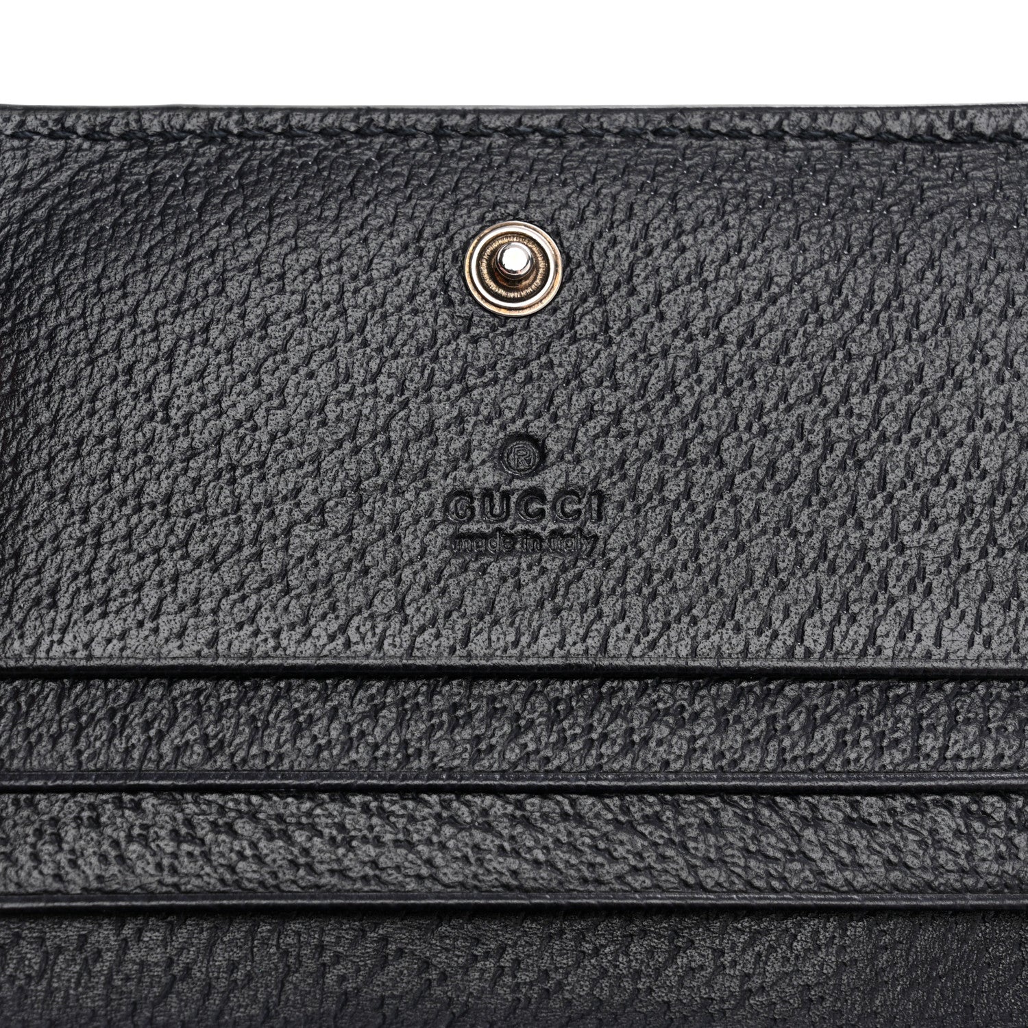 Gucci GG Supreme Monogram Textured Dollar Calfskin Web Ophidia Card Case Beige Blue 6 of 8