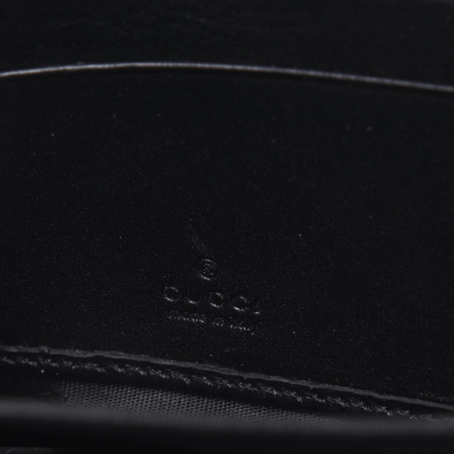 GG Supreme Monogram Moon Calfskin Zip Around Wallet Beige Ebony Black