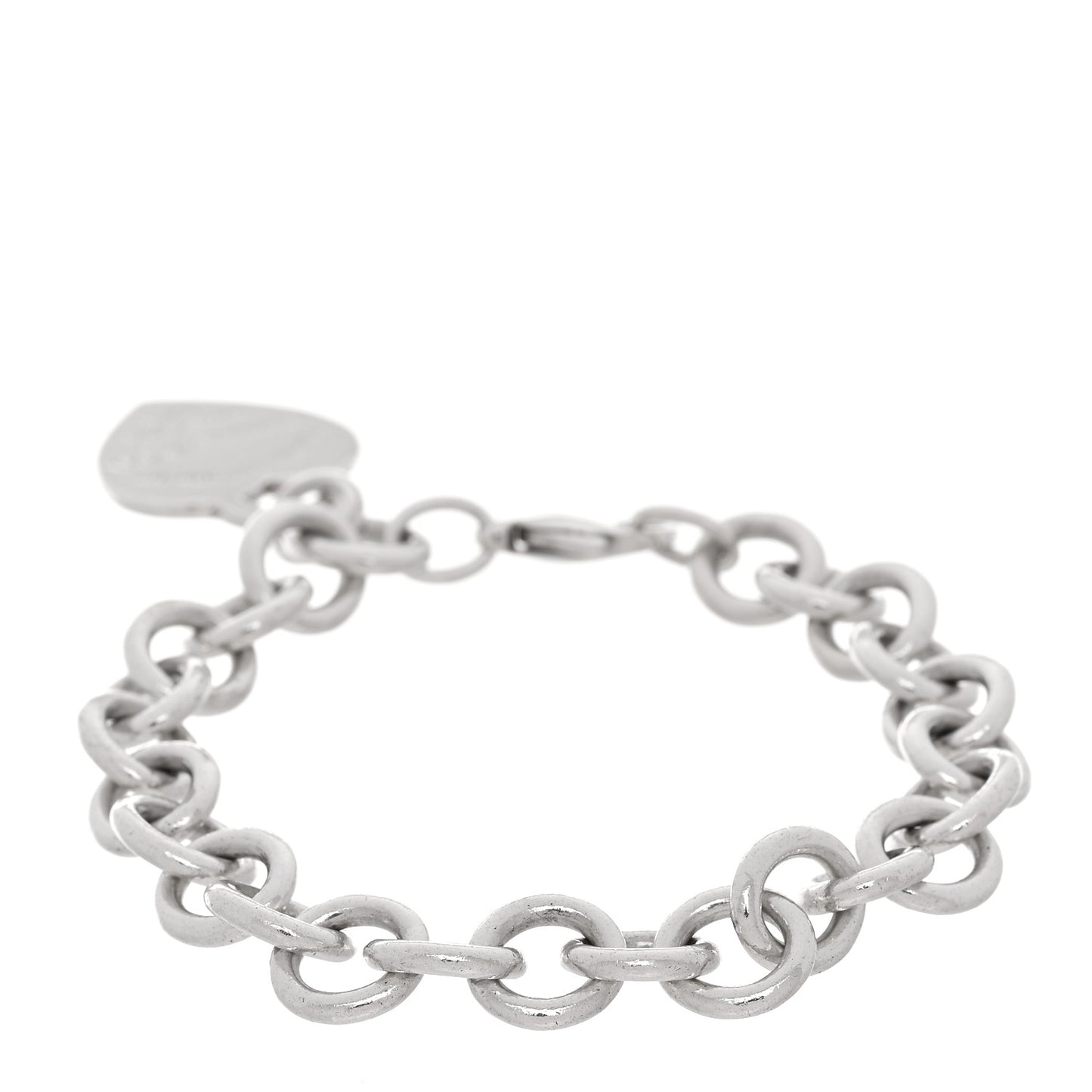 Sterling Silver Return to Tiffany Heart Tag Charm Bracelet