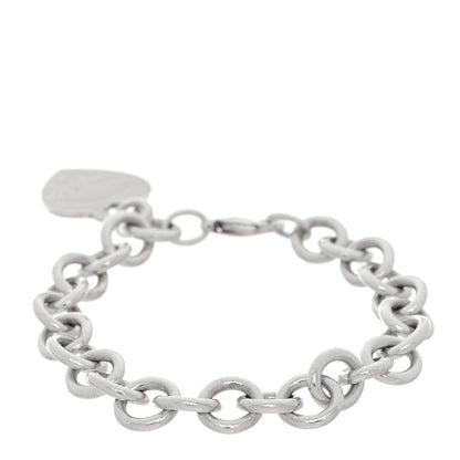 Tiffany Sterling Silver Return to Tiffany Heart Tag Charm Bracelet 3 of 5