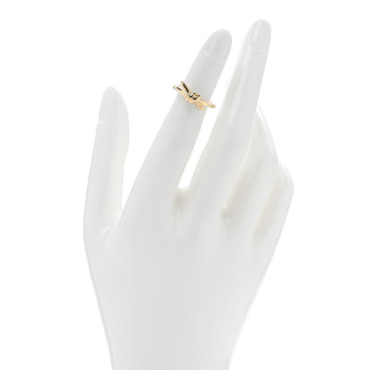 Tiffany 18K Yellow Gold Knot Ring 48 4.5 2 of 5