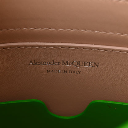 Alexander McQueen Calfskin Mini Curve Bucket Bag Acid Green 6 of 10