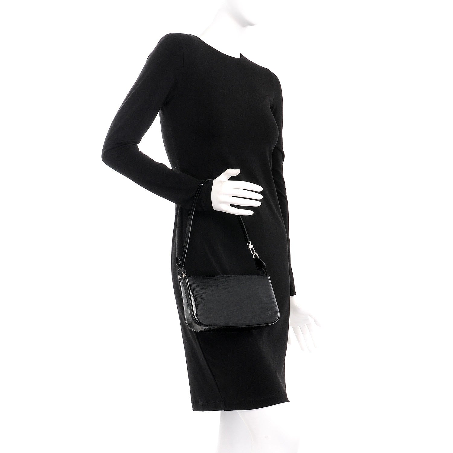 Louis Vuitton Electric Epi Pochette Accessories NM Black 2 of 9