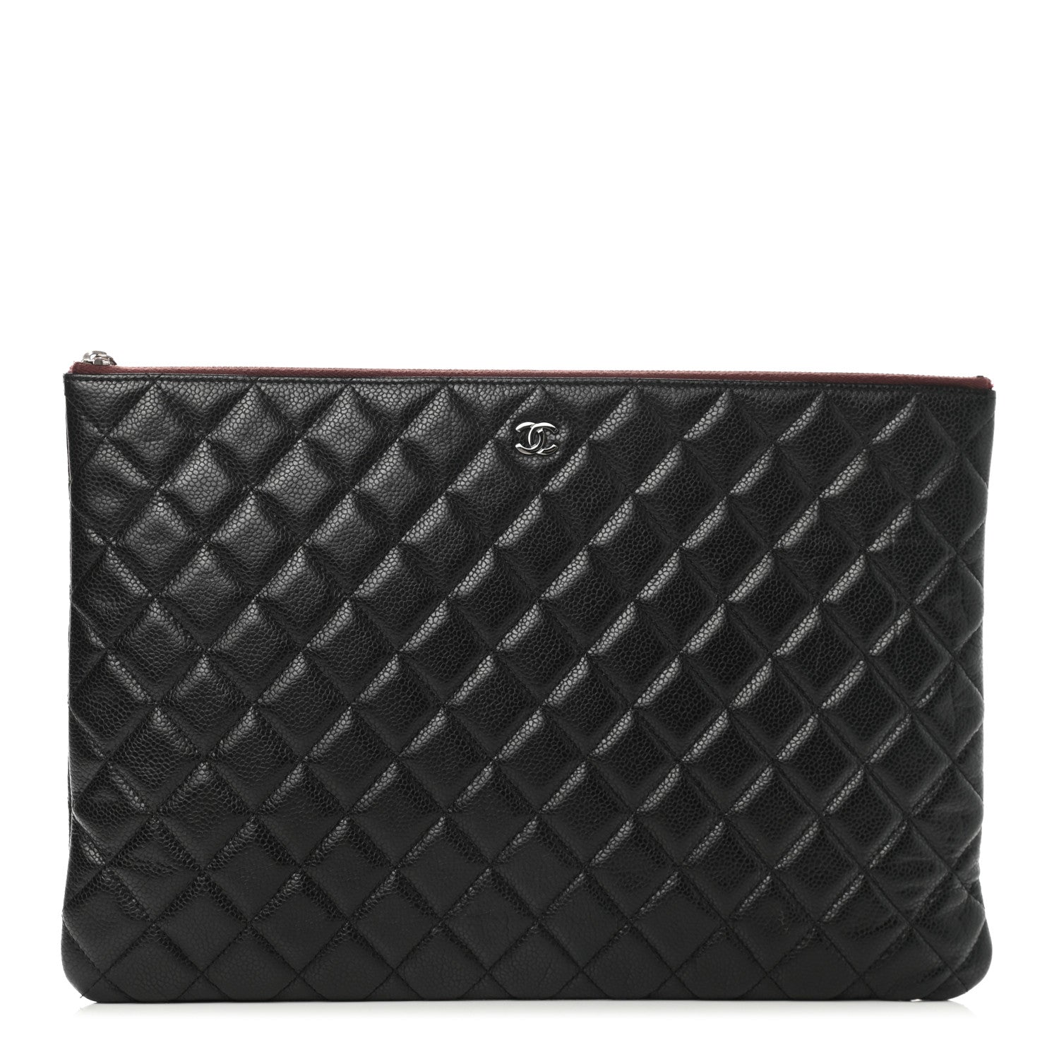 Chanel Caviar Quilted Large Cosmetic Case Black 1 of 7