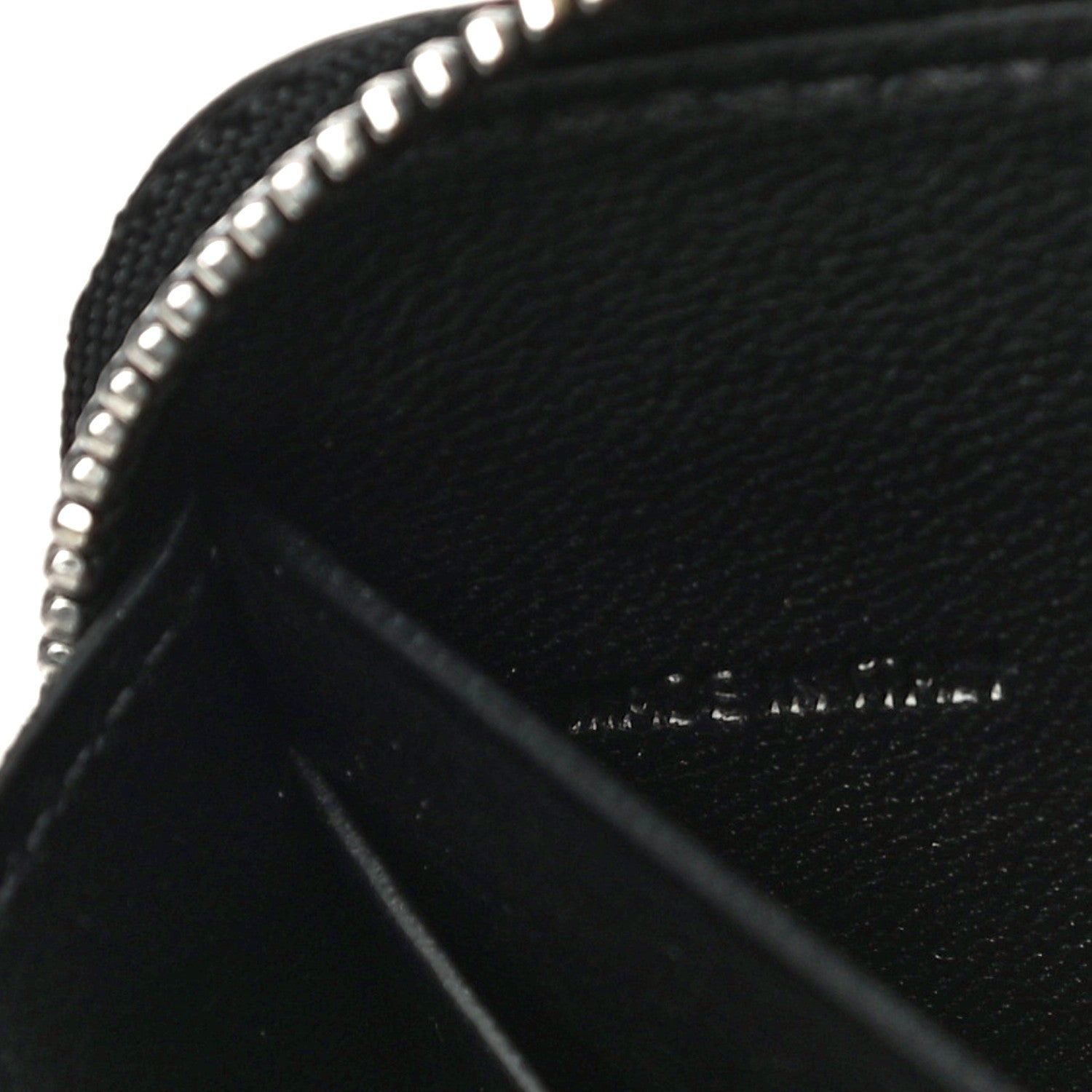 Givenchy Calfskin Logo Print Mini Zip Wallet Black 8 of 11