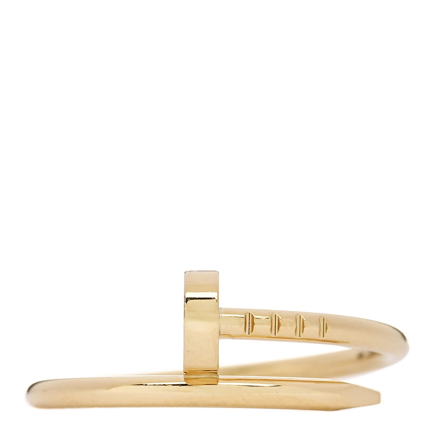 Cartier 18K Yellow Gold Small Juste Un Clou Ring 57 8 1 of 5