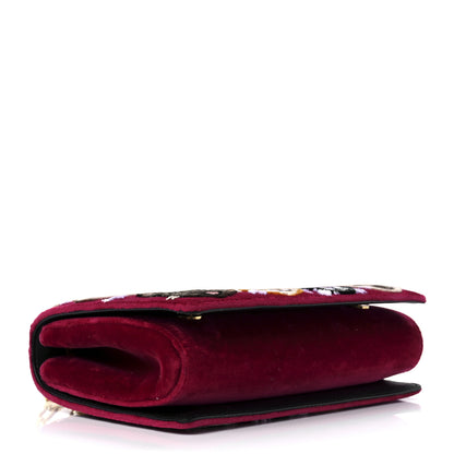 Dolce & Gabbana Velvet Cats Shoulder Bag Multicolor 4 of 10