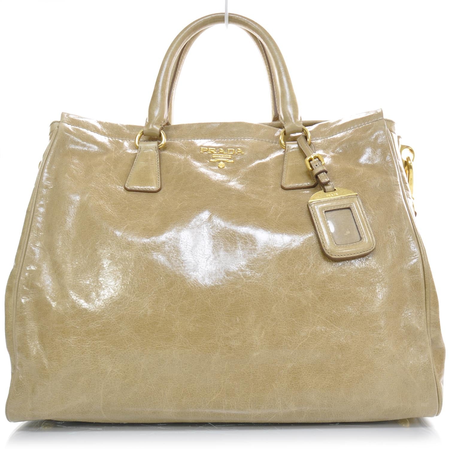 Prada Vitello Shine Tote 1 of 12