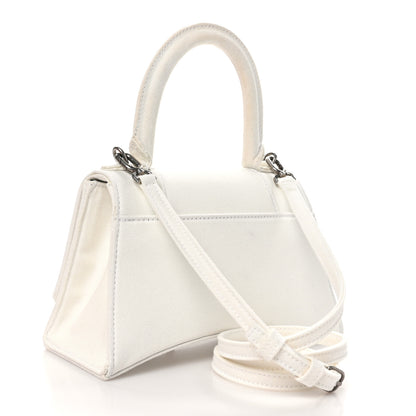 Balenciaga Cotton Canvas Small Hourglass Top Handle Bag White 3 of 11