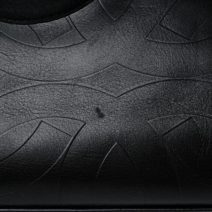 Chanel Calfskin Embossed CC Shoulder Bag Black 15 of 15