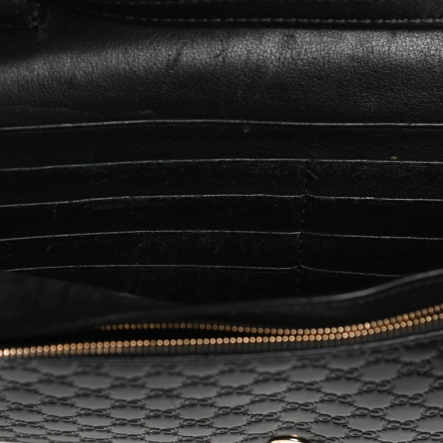 Gucci Microguccissima Crossbody Wallet Black 10 of 12