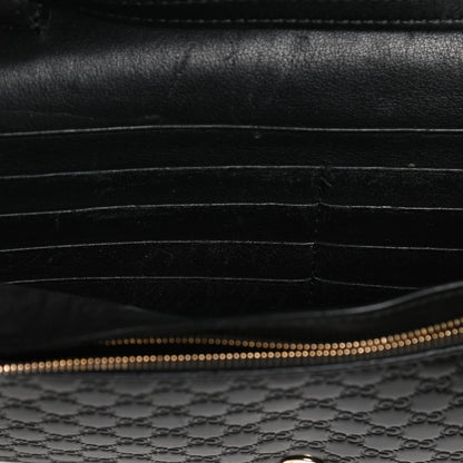 Gucci Microguccissima Crossbody Wallet Black 10 of 12