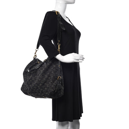 Louis Vuitton Denim Neo Cabby GM Black 2 of 11