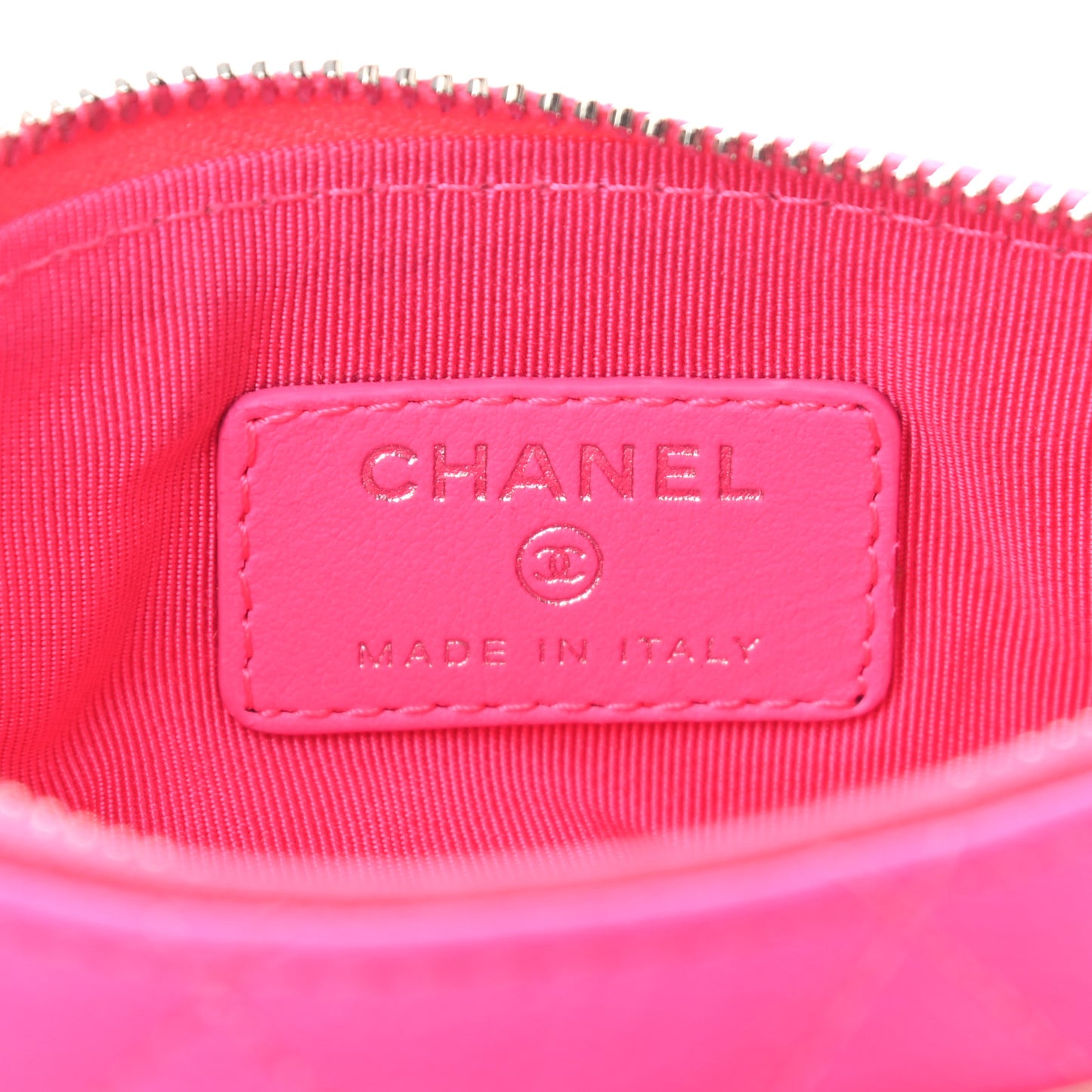 Goatskin Quilted Small Reissue Cosmetic Case Pink