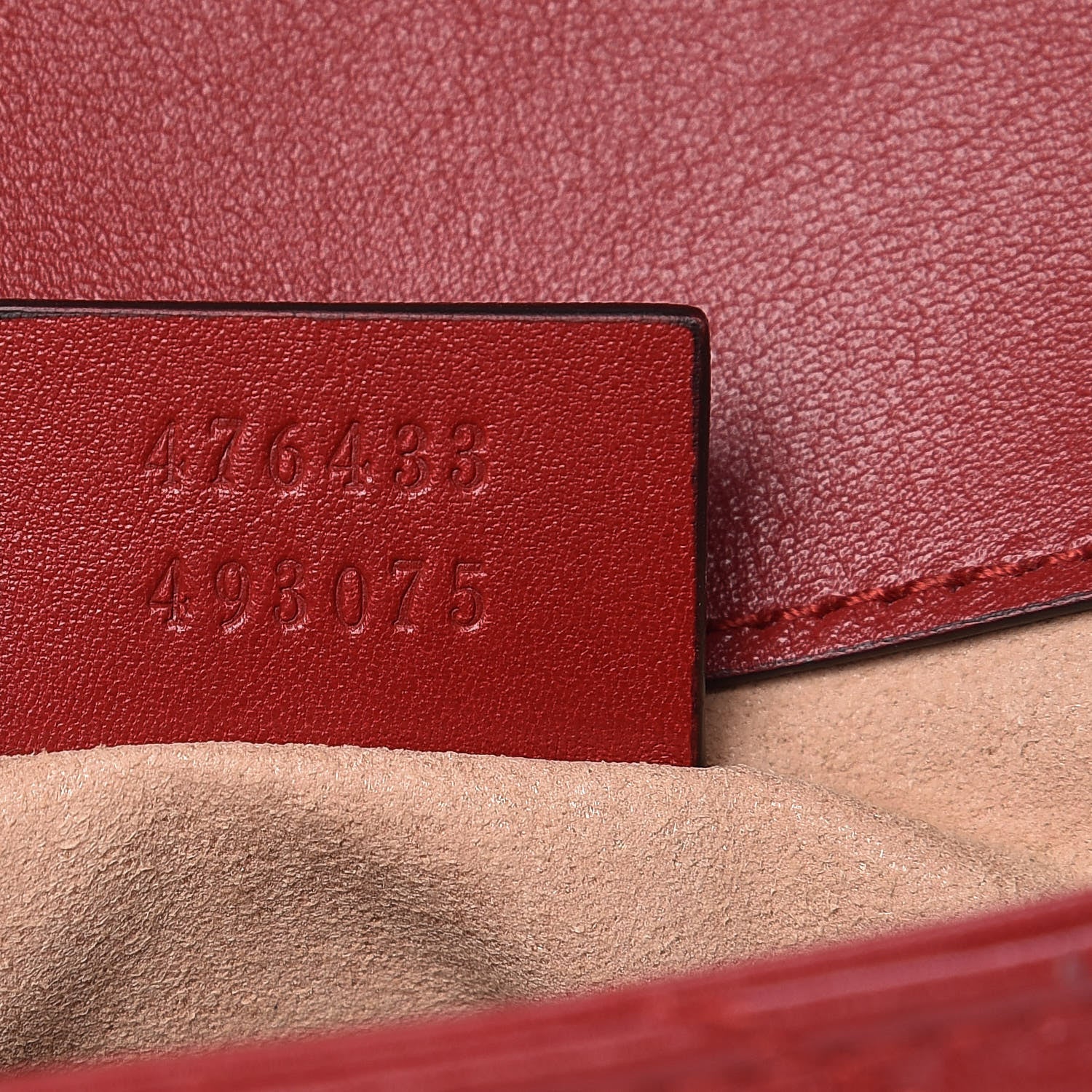 Gucci Calfskin Matelasse Super Mini GG Marmont Shoulder Bag Hibiscus Red 7 of 12