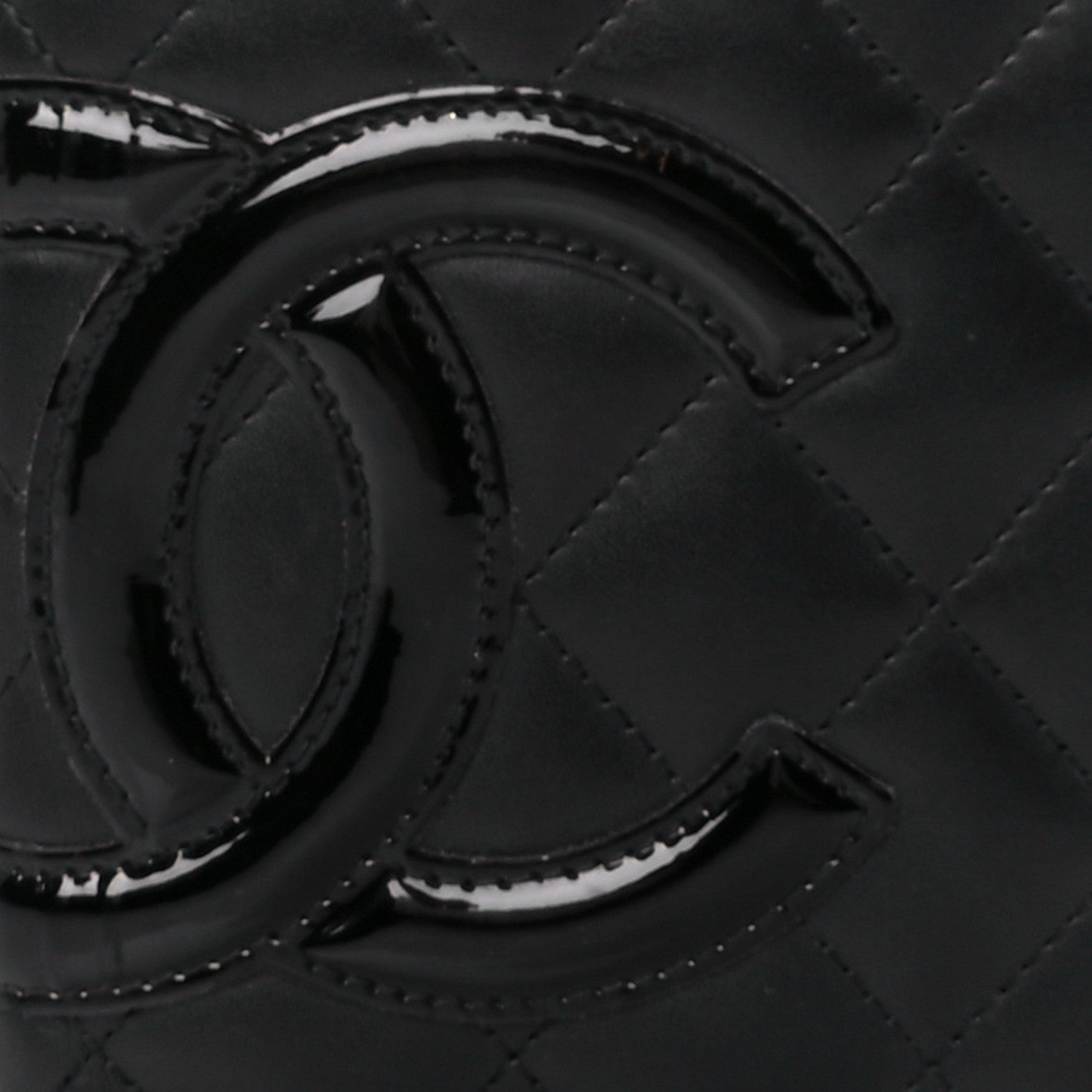 Chanel Calfskin Quilted Cambon Yen Wallet Black 10 of 14