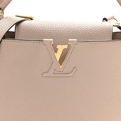 Louis Vuitton Taurillon Capucines BB Galet 10 of 10